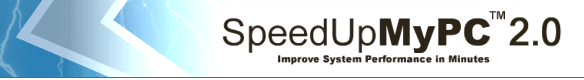 SpeedUpMyPC 2.0 Banner